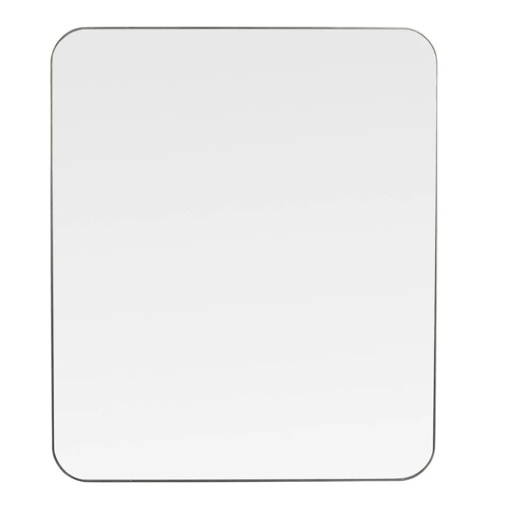 Heal's Fine Edge Mirror Rectangle Curved Silver 130x110cm 3