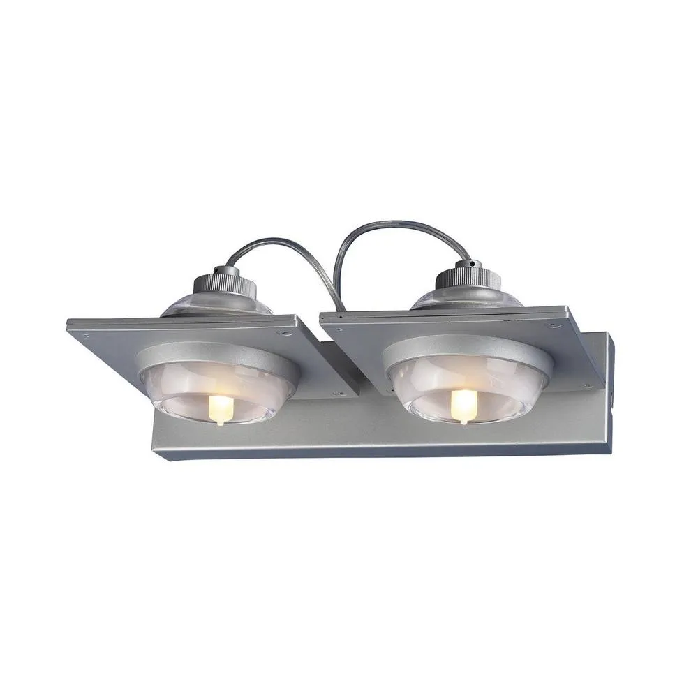 Netlighting (0040 006) Ull Wall Lamp 2 Light G9 Silver Grey