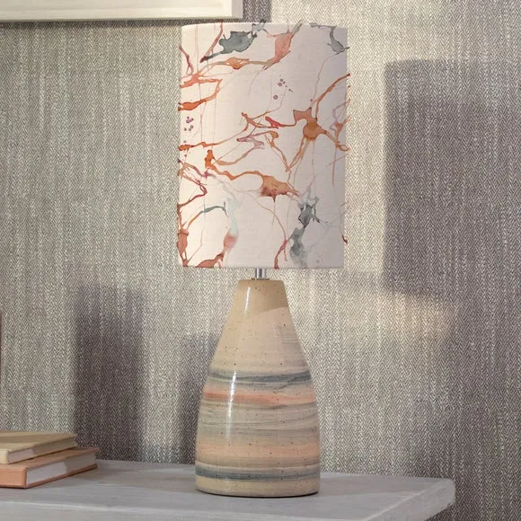 Japura Table Lamp with Carrara Shade