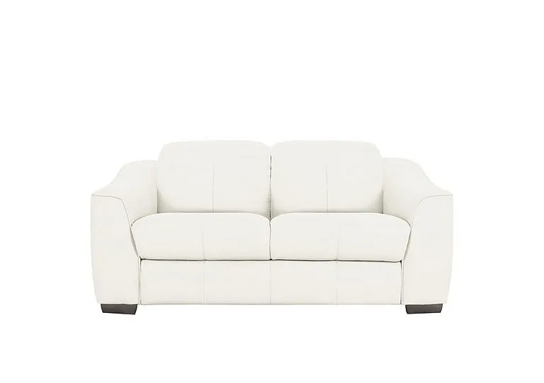 Xavier 2 Seater Leather Sofa - BV Star White