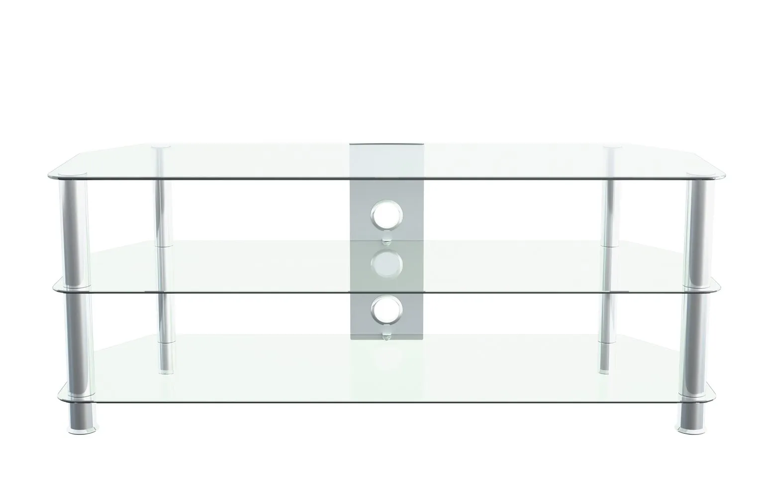 AVF Up To 65 Inch Glass TV Stand - Clear