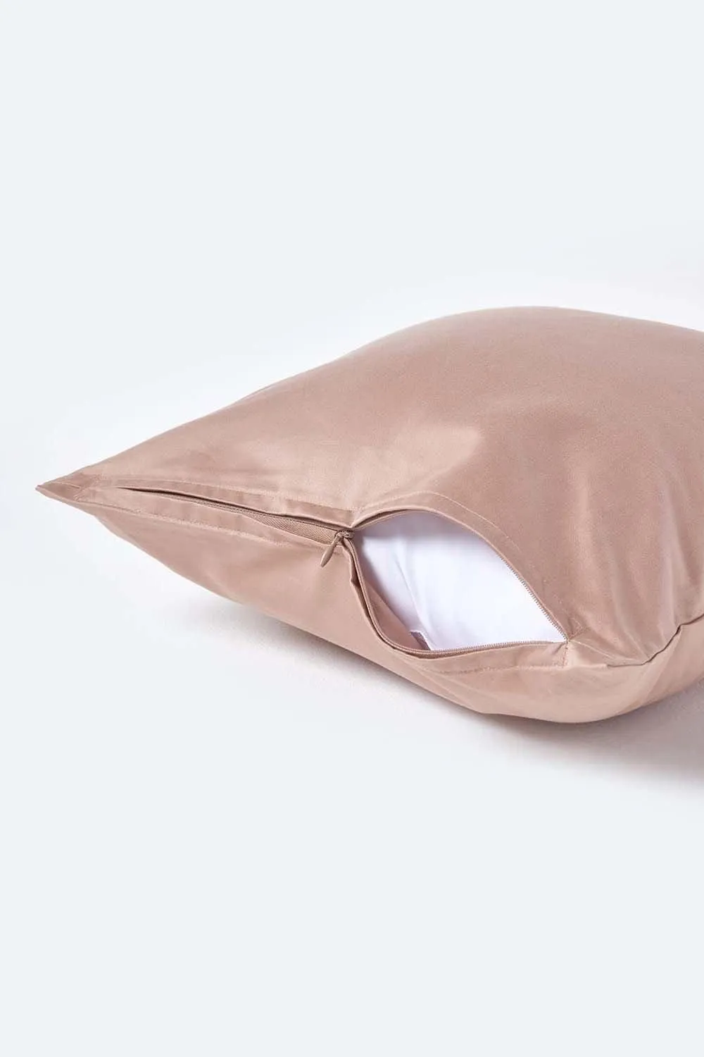 Homescapes Continental Egyptian Cotton Pillowcase 1000 TC, 40 x 40 cm in Beige 3