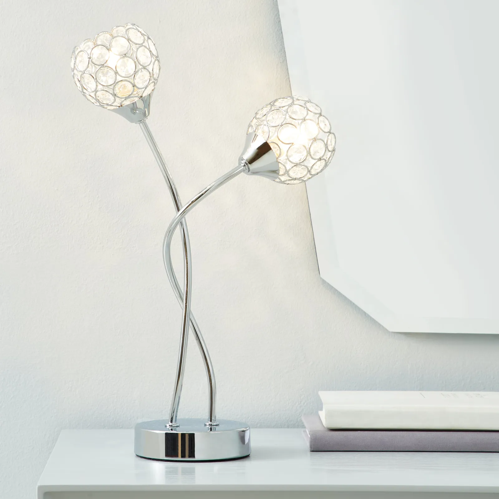 Portia Table Lamp Chrome