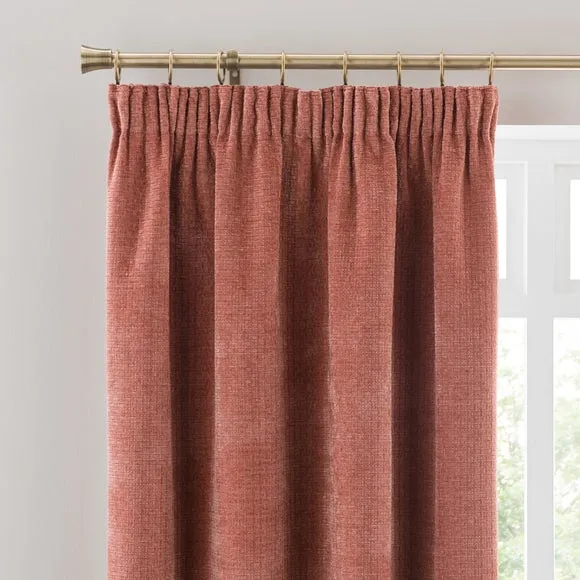 Alayna Chenille Pencil Pleat Curtains 1