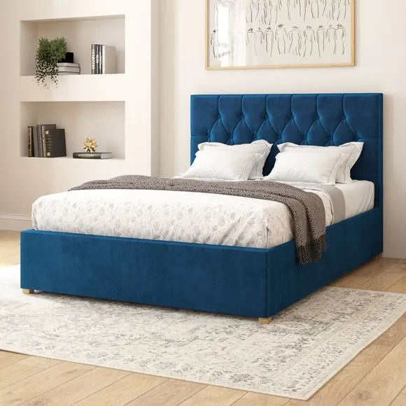 Olivier Plush Velvet Adjustable Bed 1