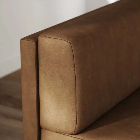 Mae Long Dining Bench, Faux Leather 3