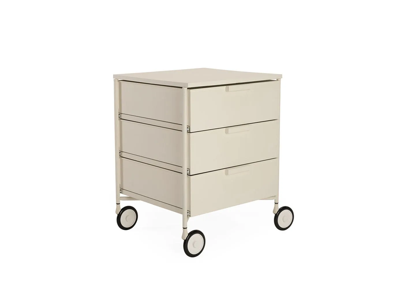 Kartell Mobil Matt 3 Drawers Storage System White