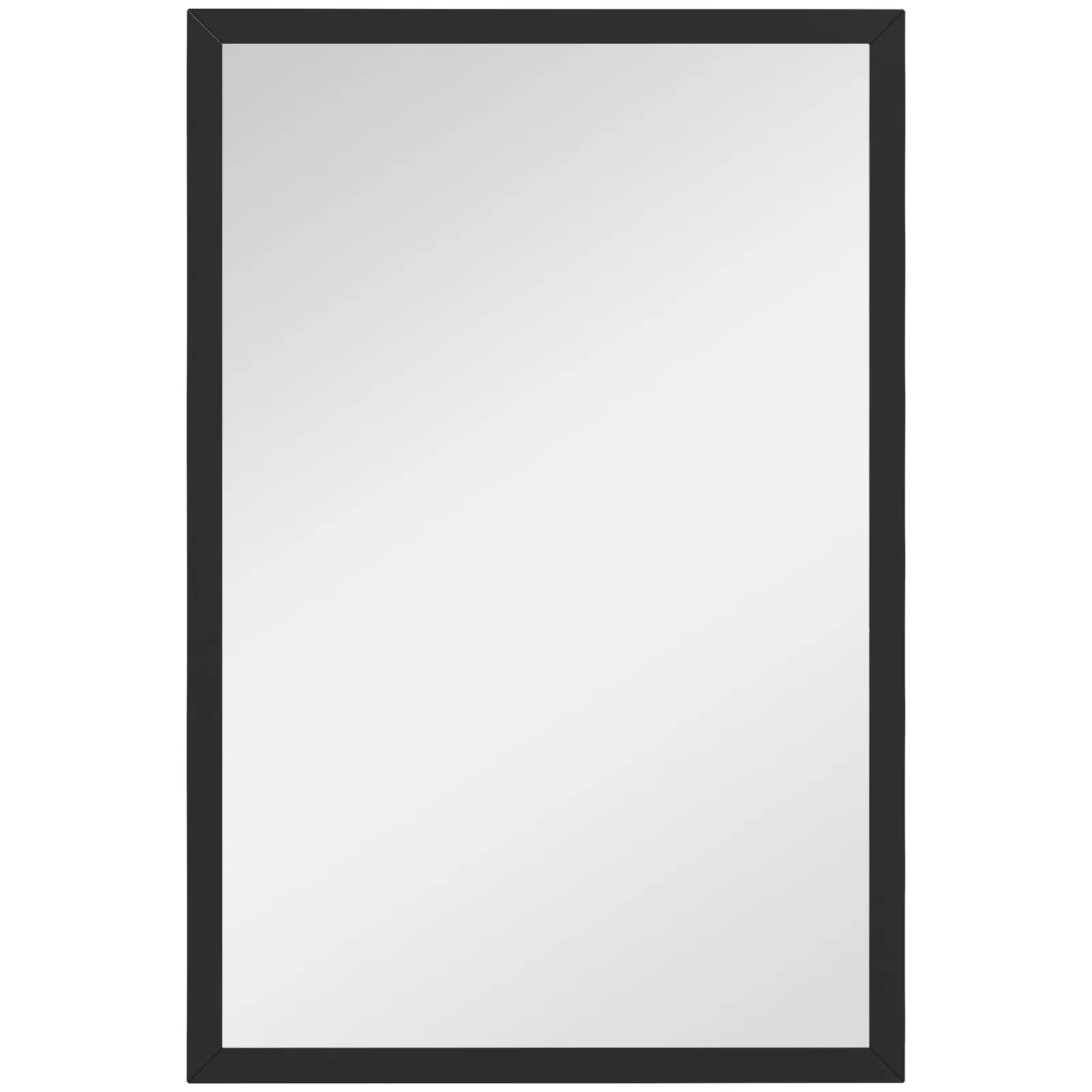 HOMCOM Decorative Rectangular Wall Mirror, Wall-Mounted Bathroom Mirror for Living Room, Bedroom, Hallway, Black 2