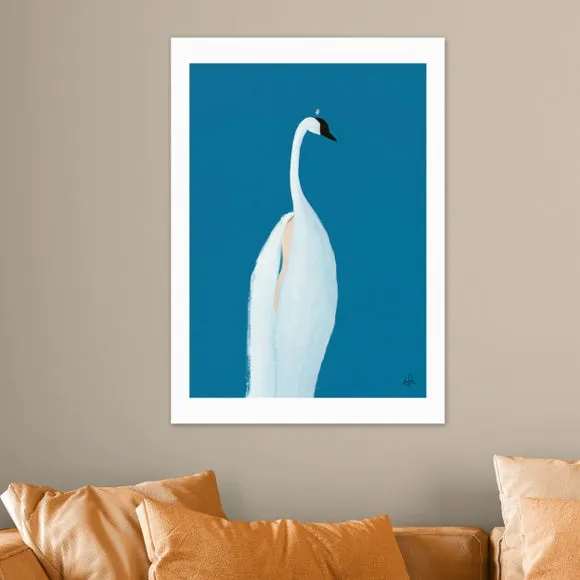East End Prints Swan Maybe Print 1