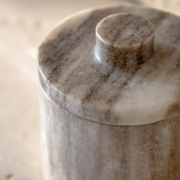 Cedar & Sage Tarragon Marble Storage Jar 2