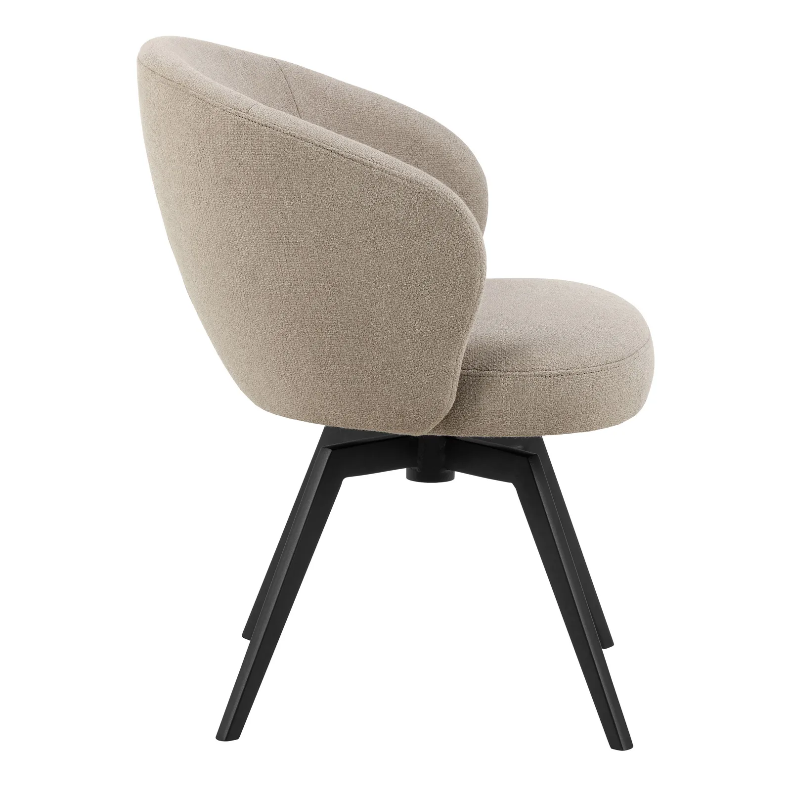 Furniture To Go Darlene Dining Chair with Armrest & Swivel Function in Beige 3