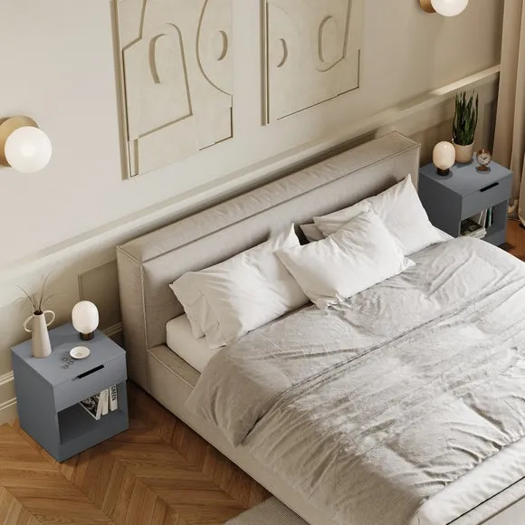 RETURN - Hayes Set of 2 1 Drawer Bedside Tables 5