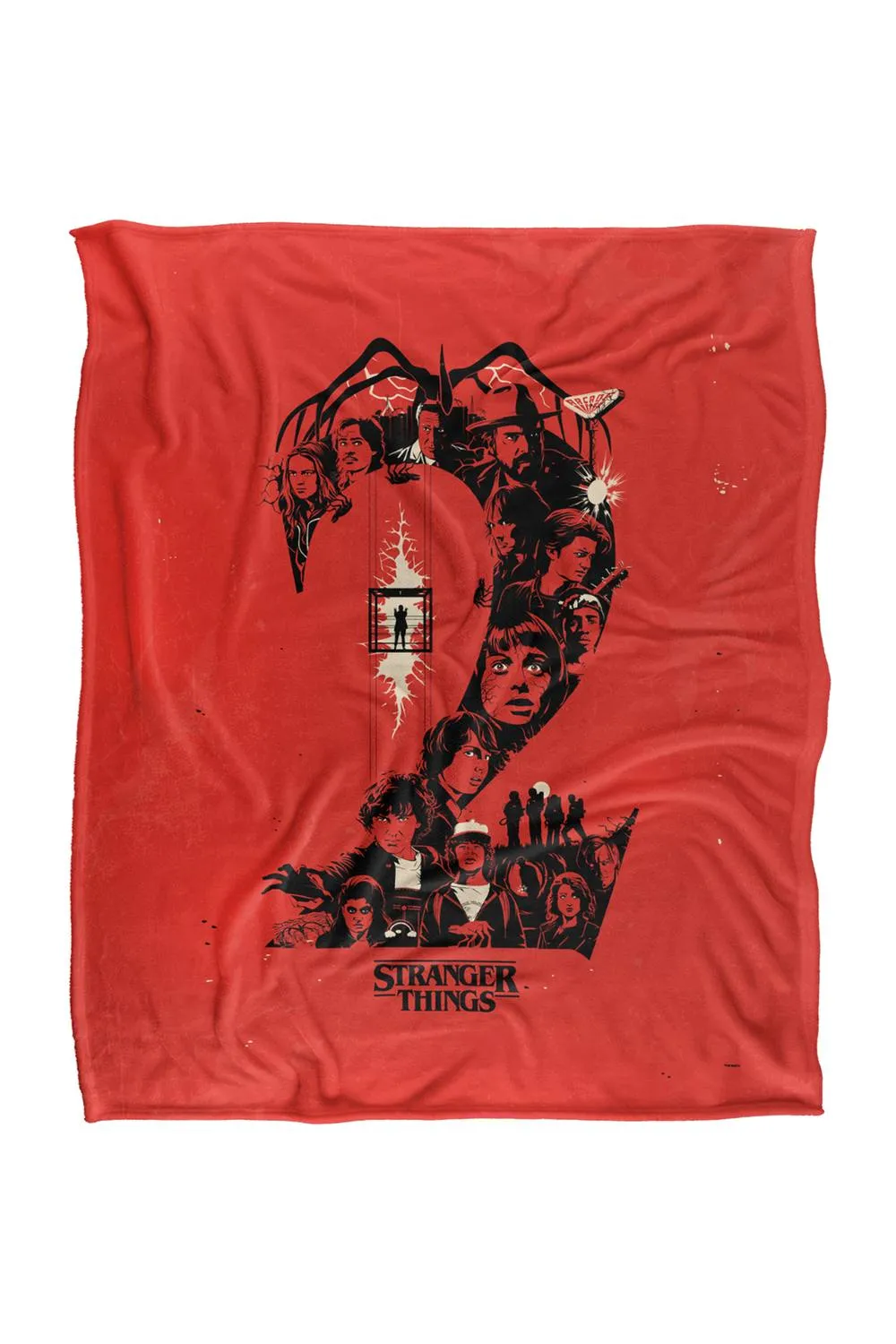 Stranger Things Chapter 2 Poster Super Soft Throw Blanket 152 X 127 Cm
