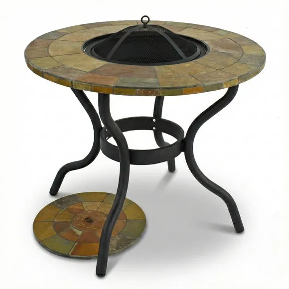 Bayfield Patio Table Firepit 89cm 2