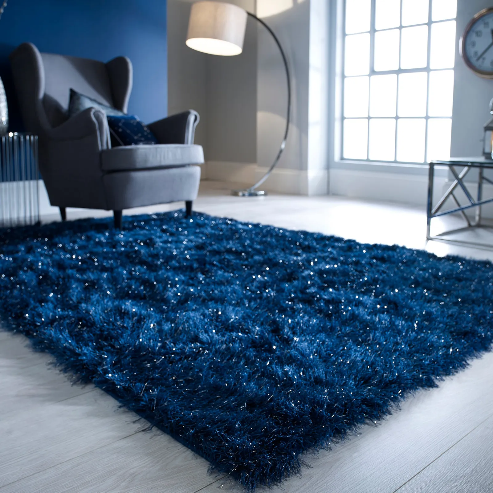 Dazzle Rug Blue
