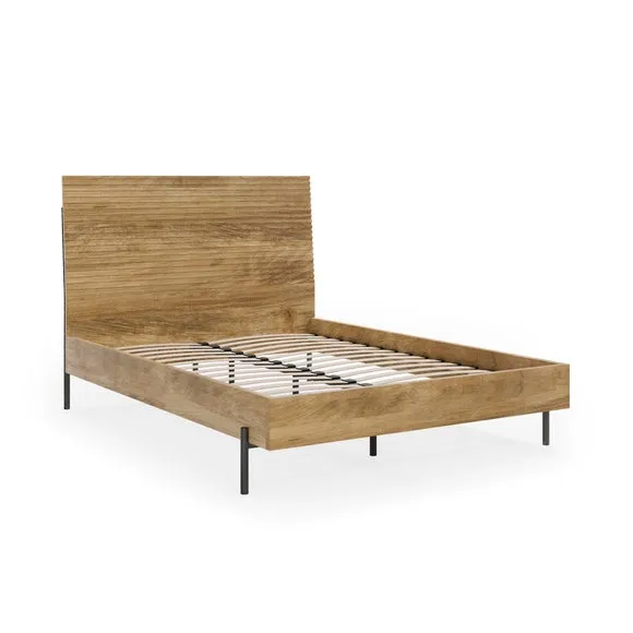 Bryant Bed Frame, Mango Wood Effect 6