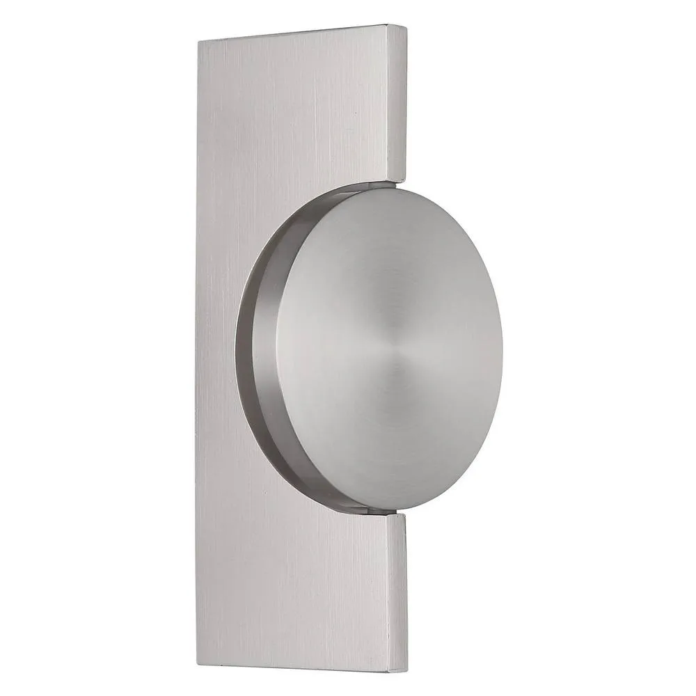 Netlighting Jasper 20cm Wall Lamp Matt Nickel LED 3000K in Grey 2