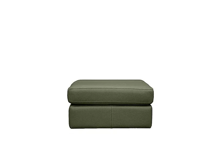 Seattle Leather Footstool