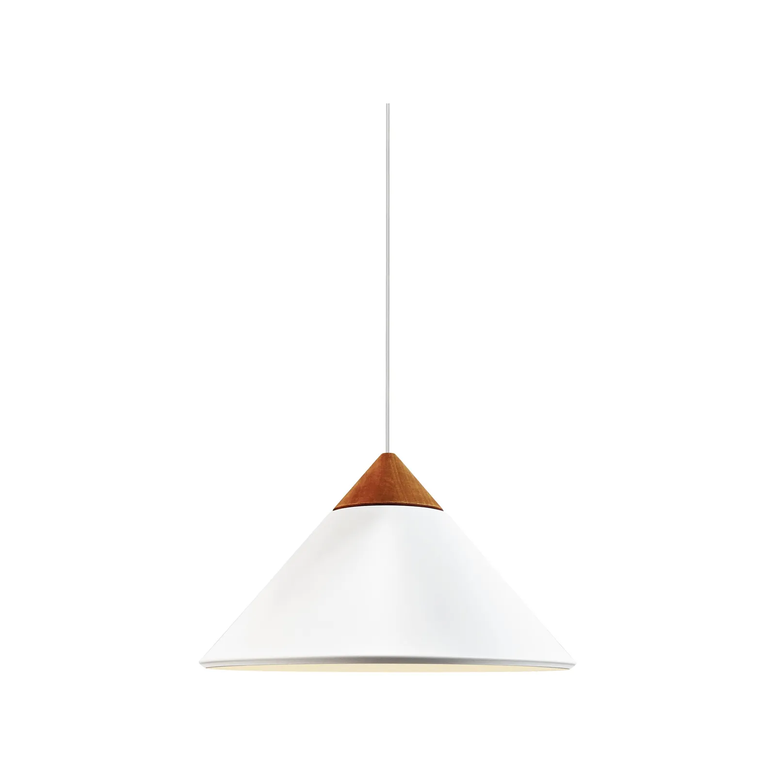 Nordlux Kinto Pendant Light White Metal Dining Room E27 Mains 42cm