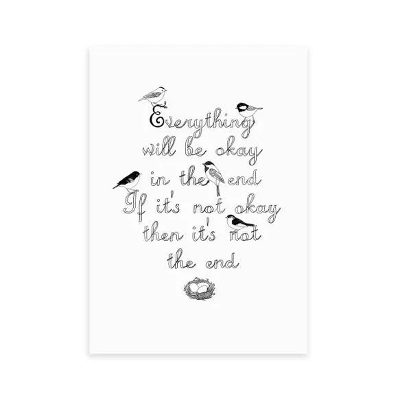 East End Prints Everything Will Be Okay Framed Print 2