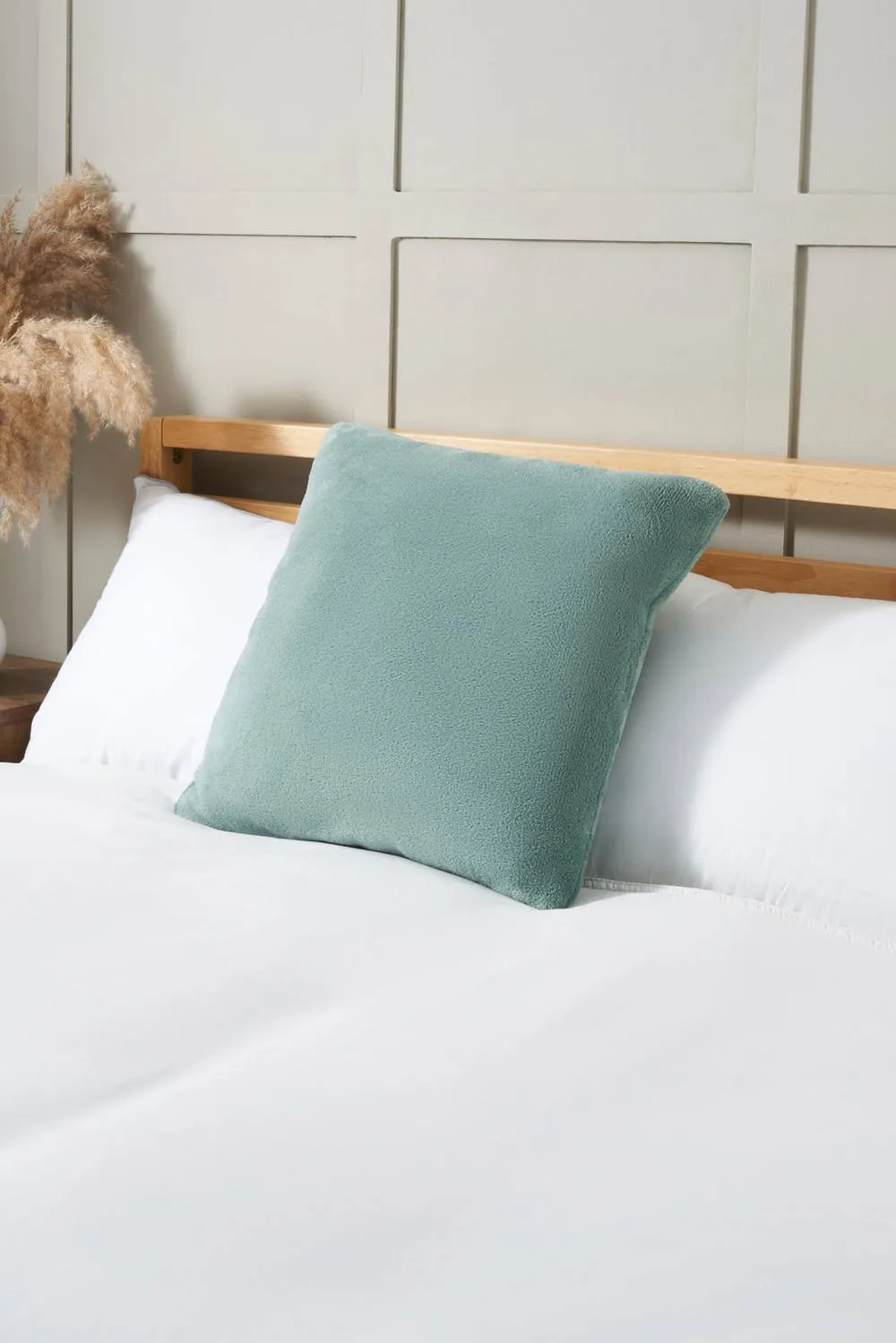 BHS Small Microfleece Silt Green Cushion