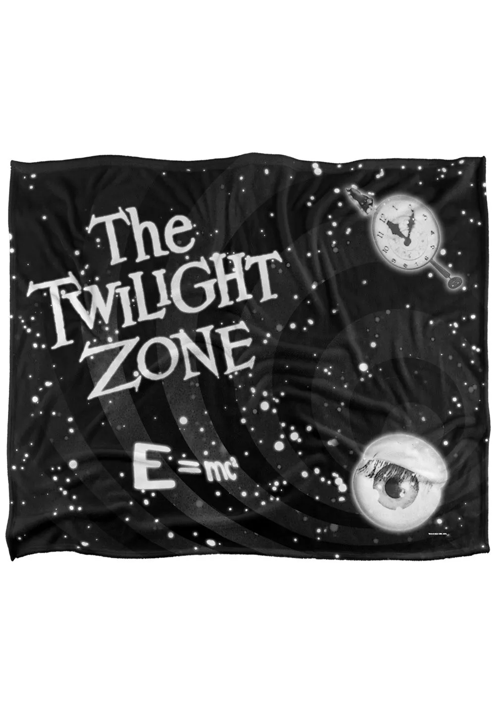 Twilight Zone Another Dimension Silky Touch Super Soft Throw Blanket 152 X 127 cm in White