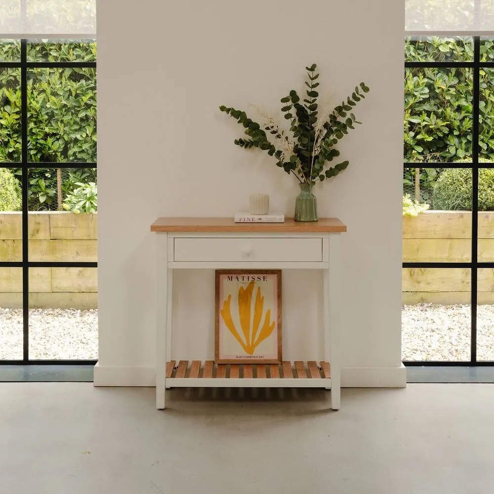 Statement Furniture Ludlow Console Table - Small in White