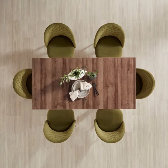 Fulton 4-6 Seater Rectangular Flip Top Dining Table 5