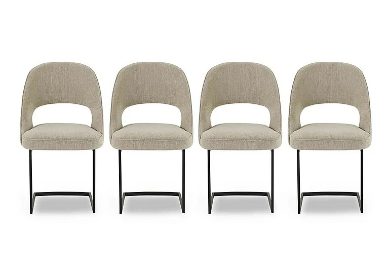 Tiber Set of 4 Cantilever Dining Chairs