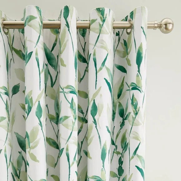 Zen Blackout Eyelet Curtains 1