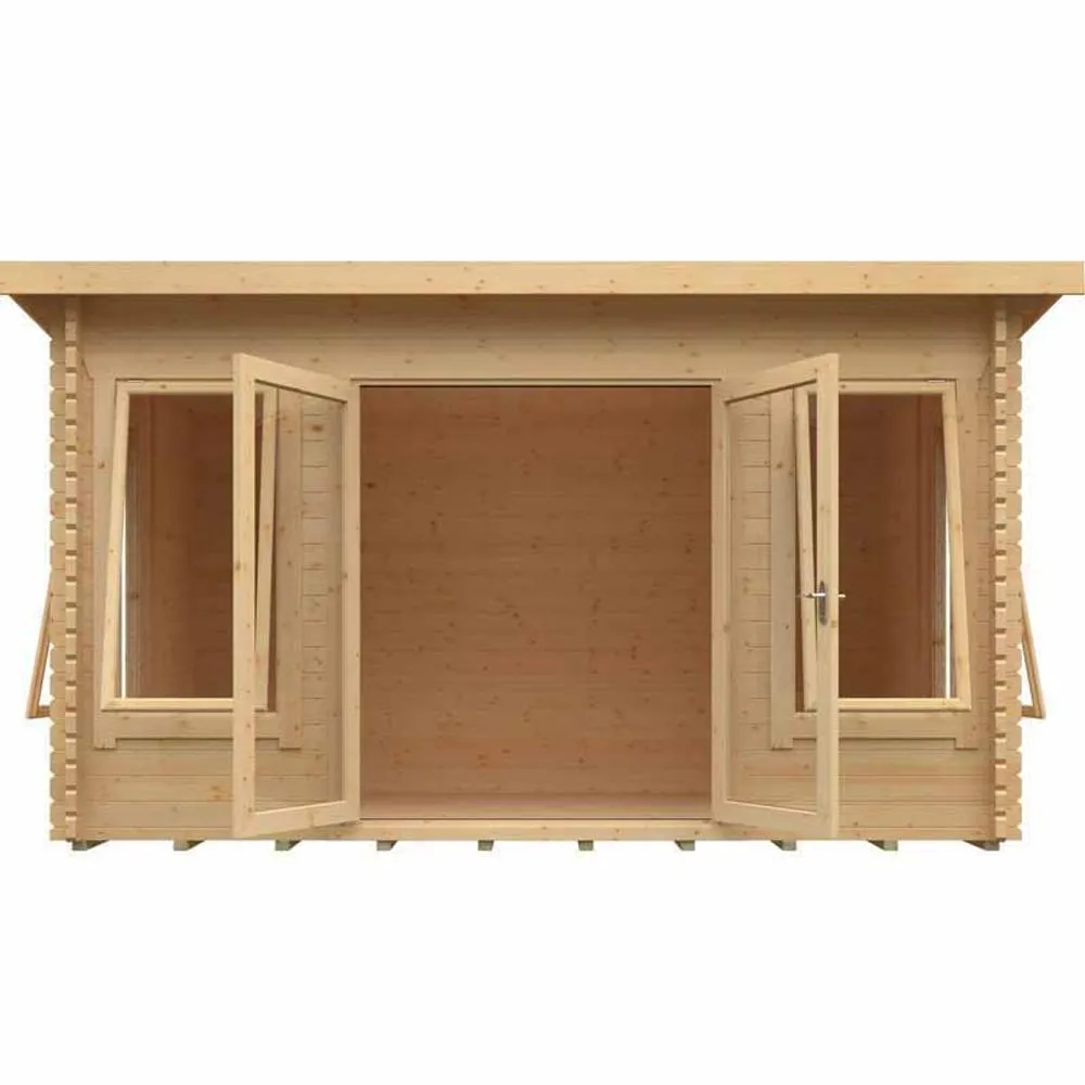 Buttercup Farm 14x8w The Hatfield 44mm Cabin - L415 x W235 x H232.8 cm in Natural 4