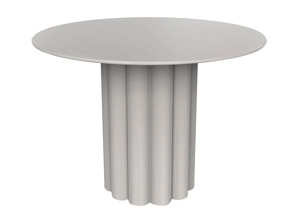 Vente-unique Metal Side Table - Cream - WODOLI in Light Grey 3