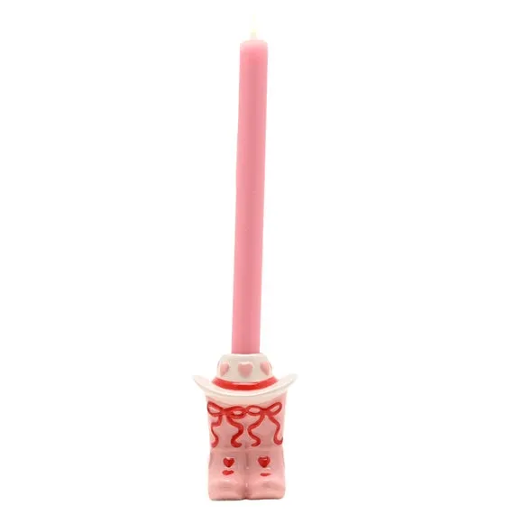 The Feel Good Club Cowboy Boots Candlestick Holder 5