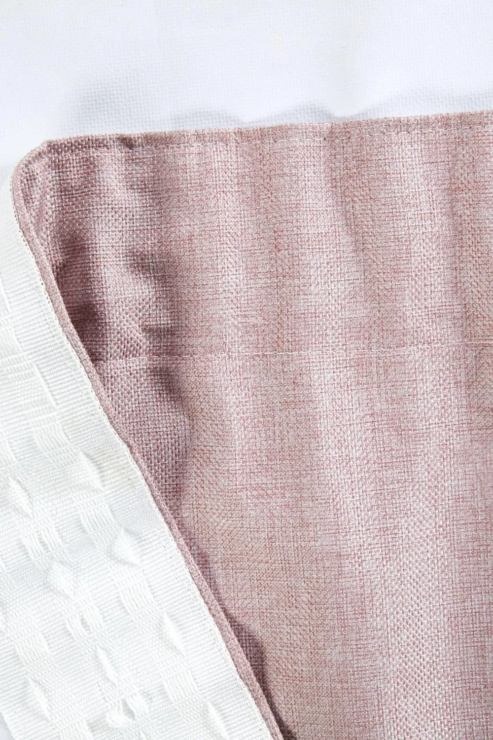 Sundour Eclipse Pencil Pleat Blackout Curtains Taped Curtain Pair in Pink 3