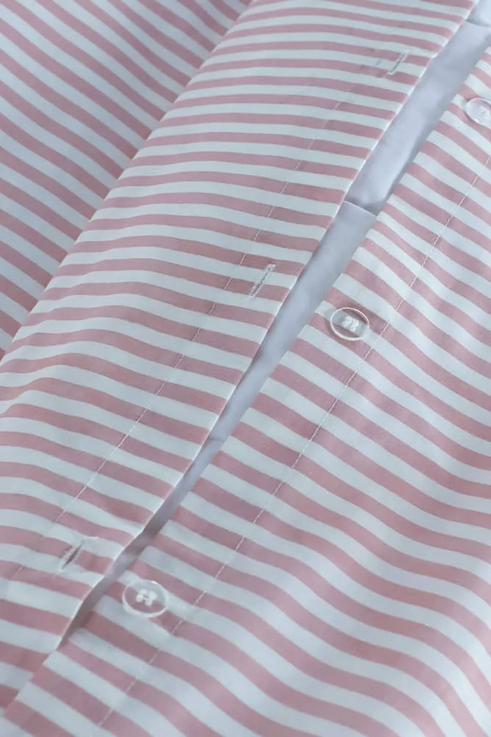 Martex Studio Edition Pinstripe Duvet Cover Set in Pink 5