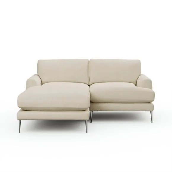 Lawson Chunky Tonal Weave Corner Chaise Sofa 6
