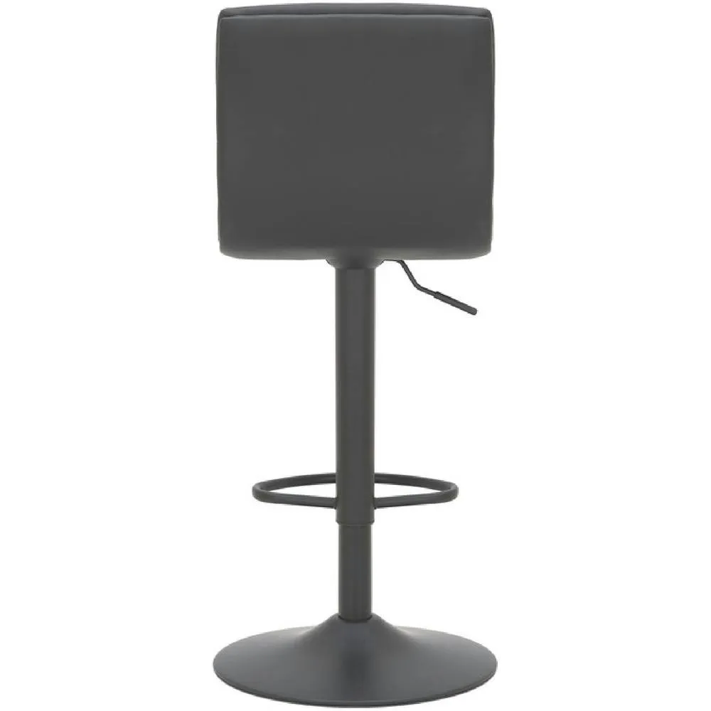 netfurniture Alsom Matt Black Bar Stool Black 5