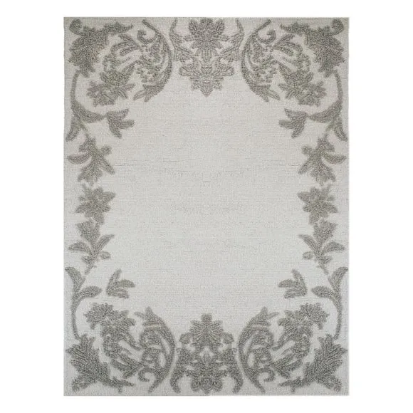 Churchgate Mowsley Floral Wool Border Rug 4