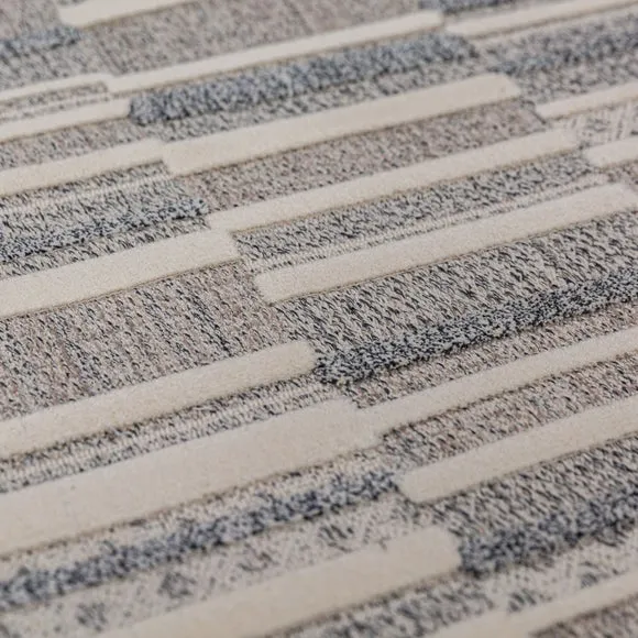 Patchwork Striped Washable Rug 2
