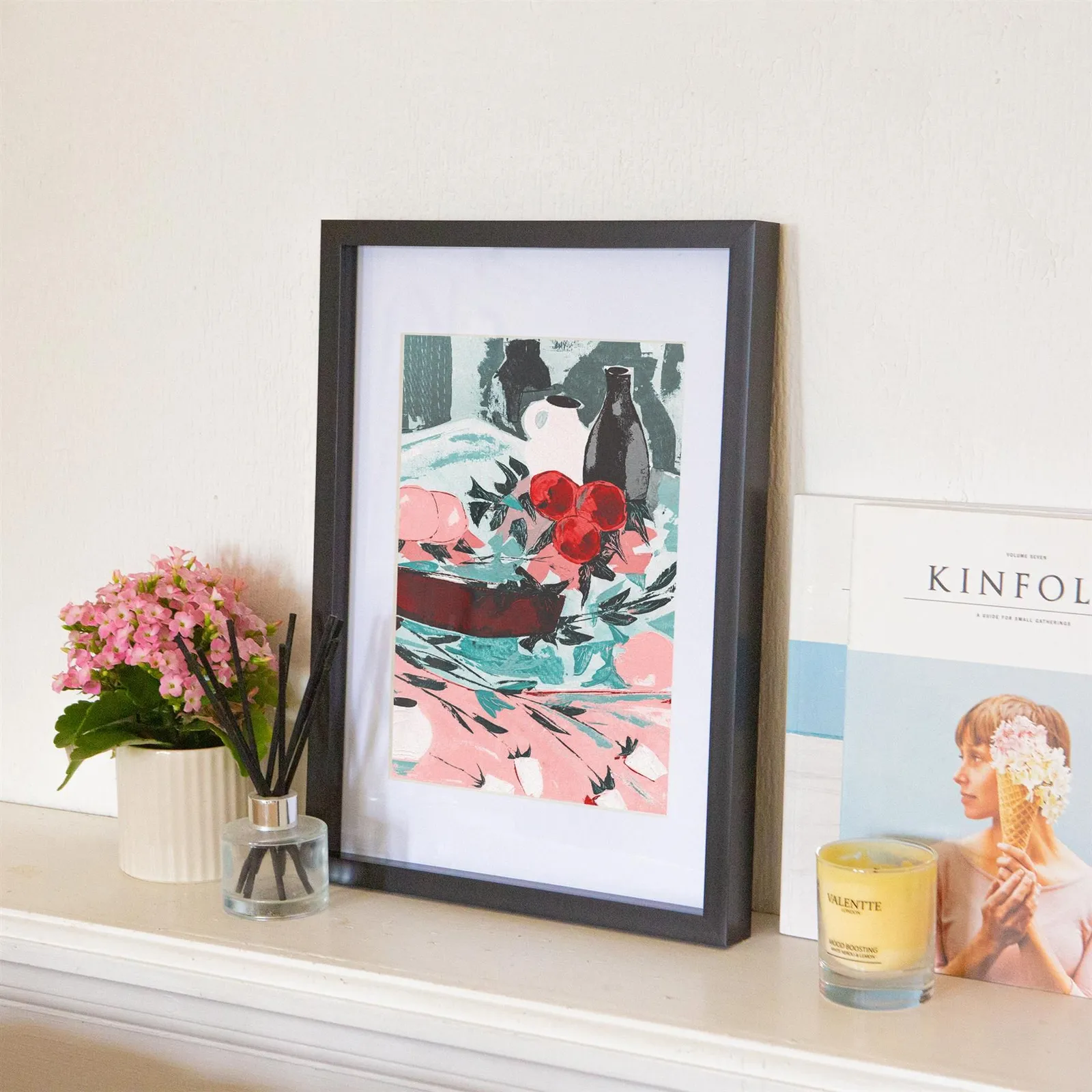 Nicola Spring 3D Box Photo Frame with A4 Mount - A3 (12" x 17") - White Mount in Grey 5