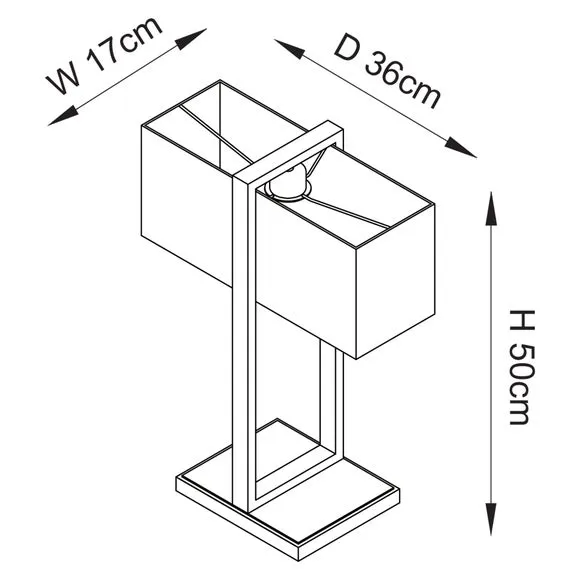 Vogue Essex Table Lamp 6