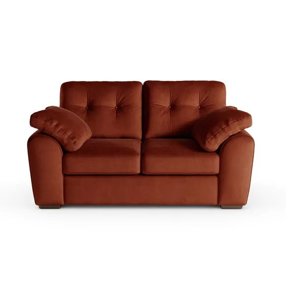 Milton Matte Velvet 2 Seater Sofa 6
