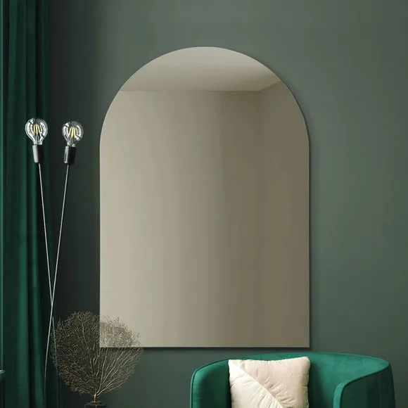 Arcus Arched Frameless Wall Mirror 1