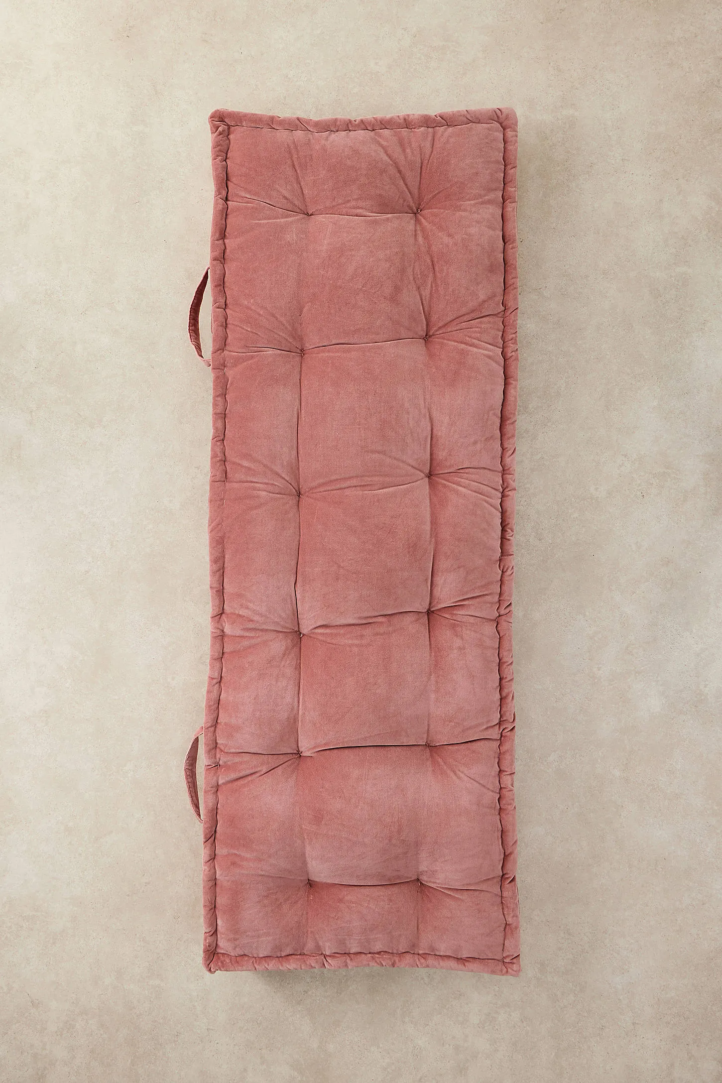Rohini Blush Velvet Daybed Cushion - Blush