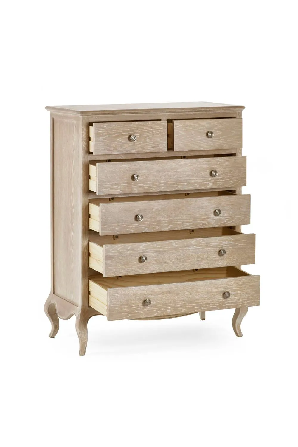 Julian Bowen Camille French Style 6 Drawer Chest (4+2) in Beige 4