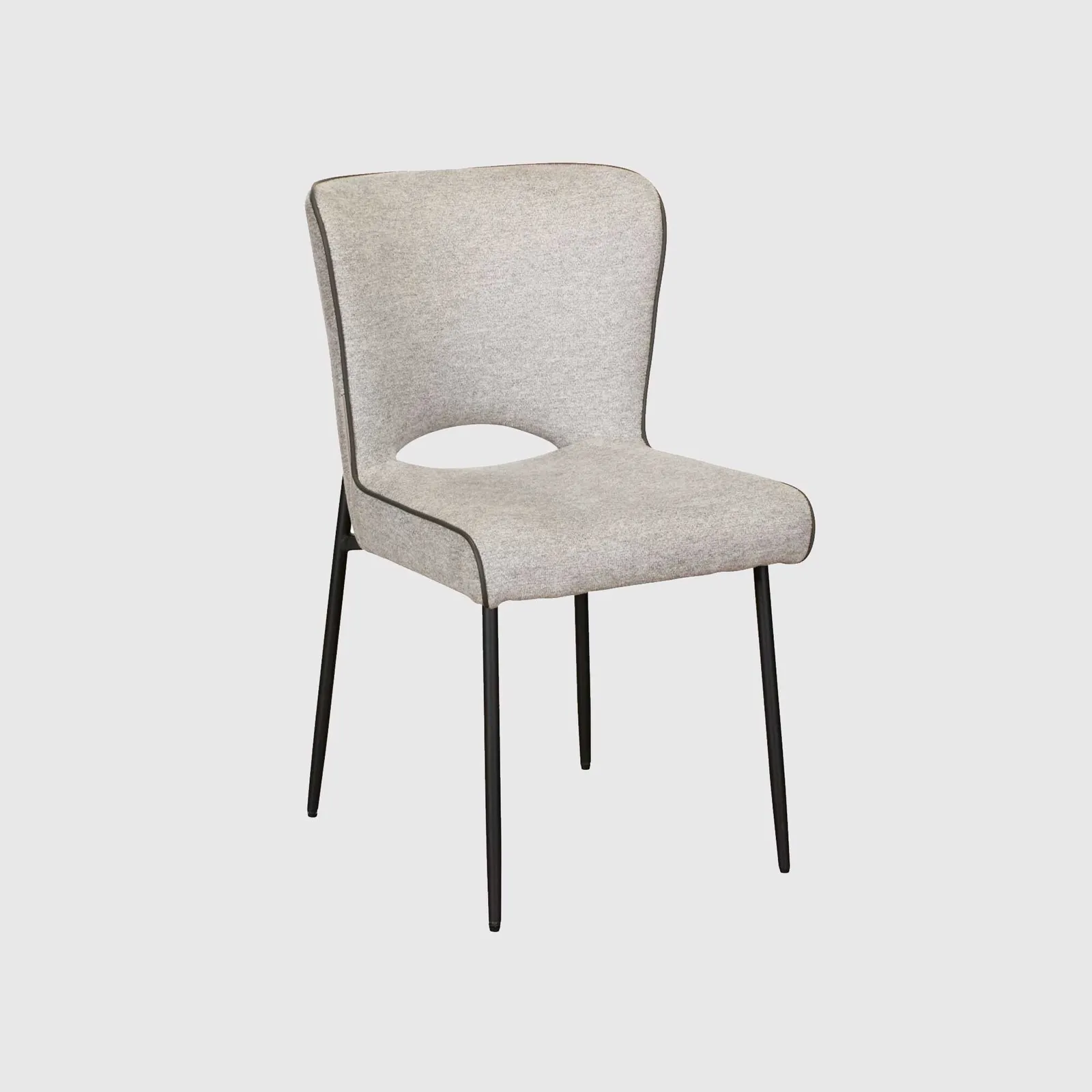 Galini Dining Chair Light Grey Fabric | Barker & Stonehouse 2