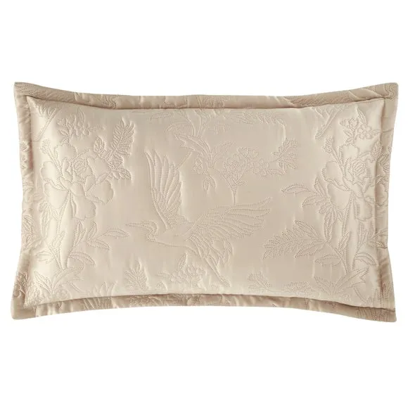 Luxe Heron Champagne Oxford Pillowcase 4
