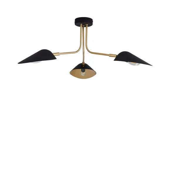 Savona 3 Light Semi Flush Ceiling Light 5