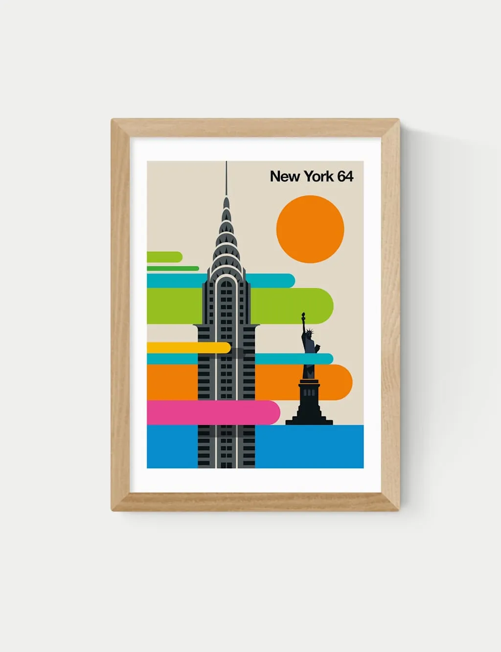 East End Prints New York 64 Framed Art Natural
