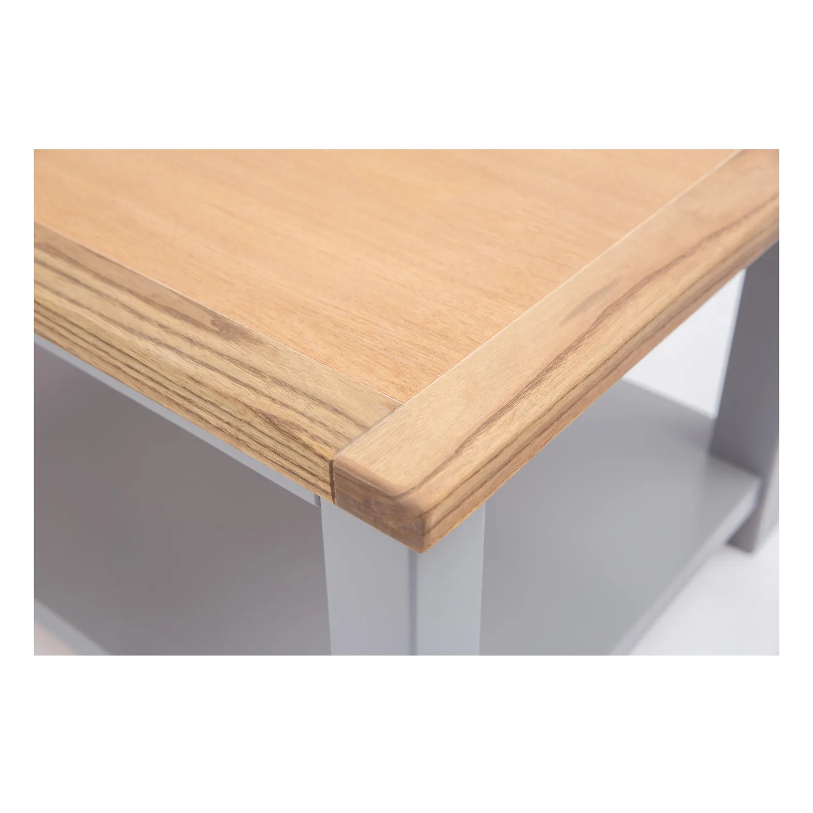 Cabinet Bits Coffee Table with Shelf - H45 W100 D60cm in Mid Grey 6